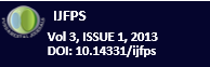 					View Vol. 3 No. 1 (2013): IJFPS
				